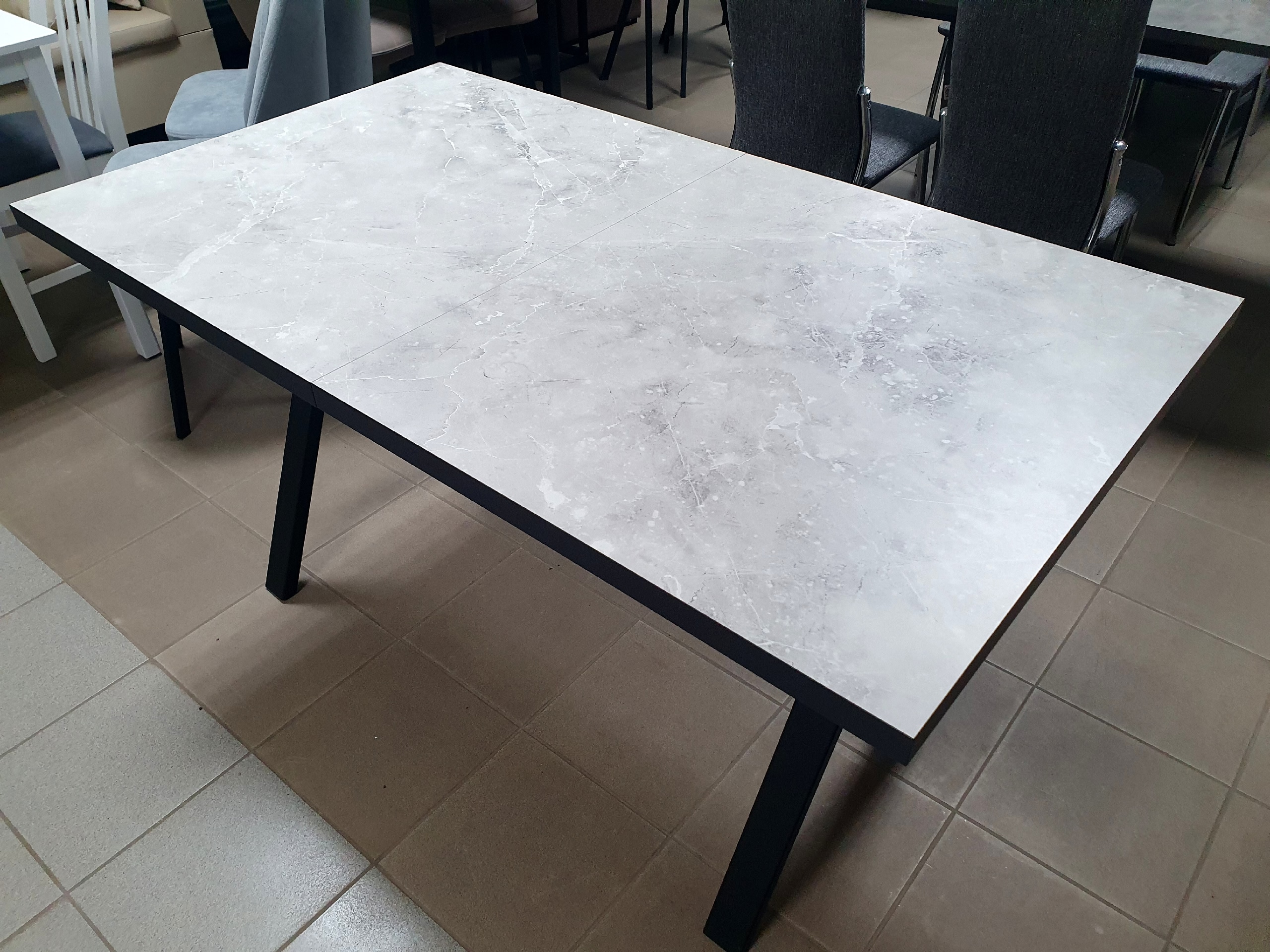 Стол раздвижной Прайд-L (Венис/Черный)