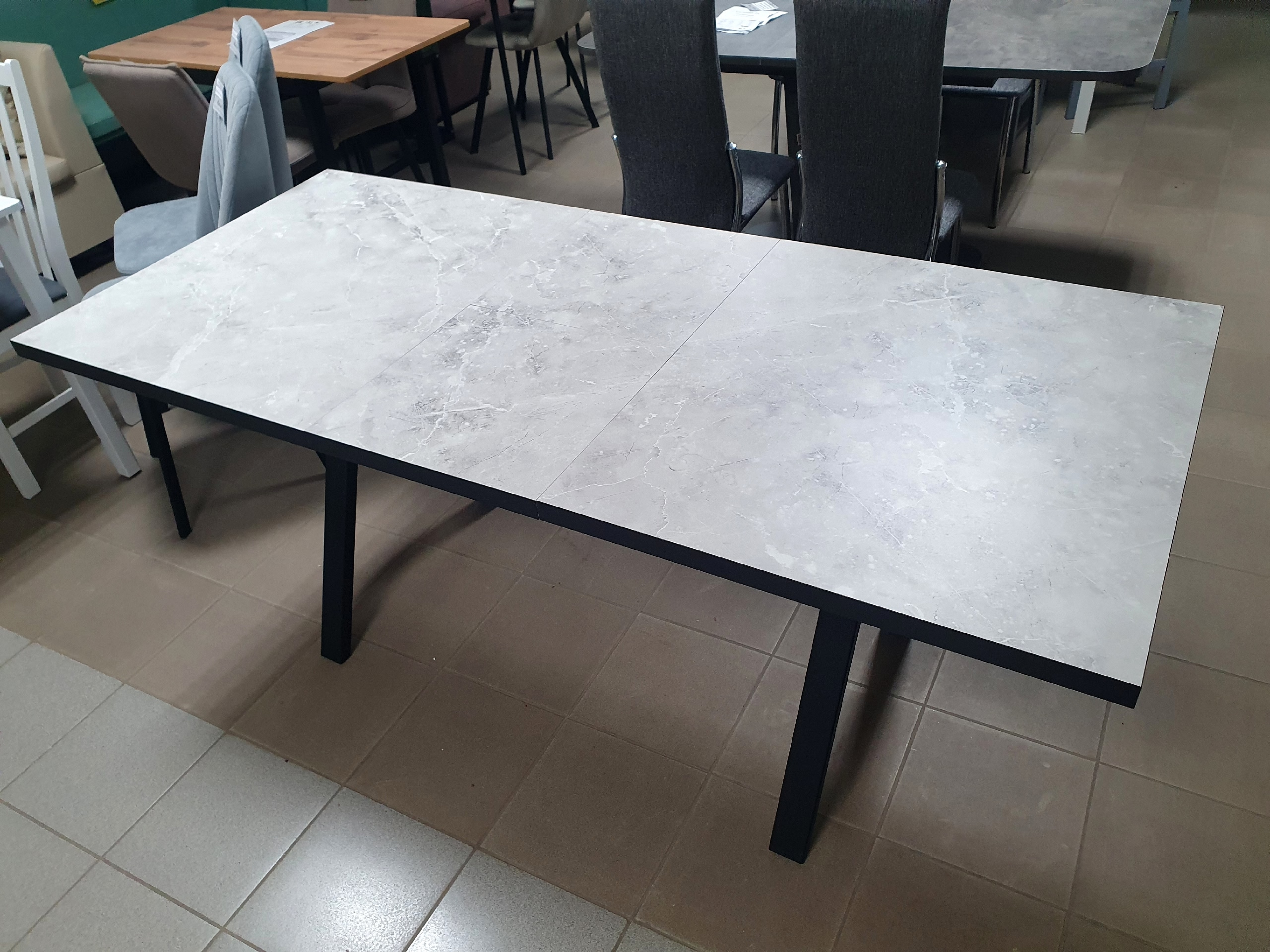 Стол раздвижной Прайд-L (Венис/Черный)