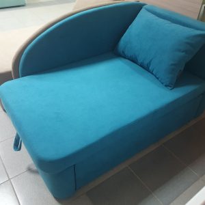 Диван Кенгуру 1 МД правый (Велюр бирюзовый)