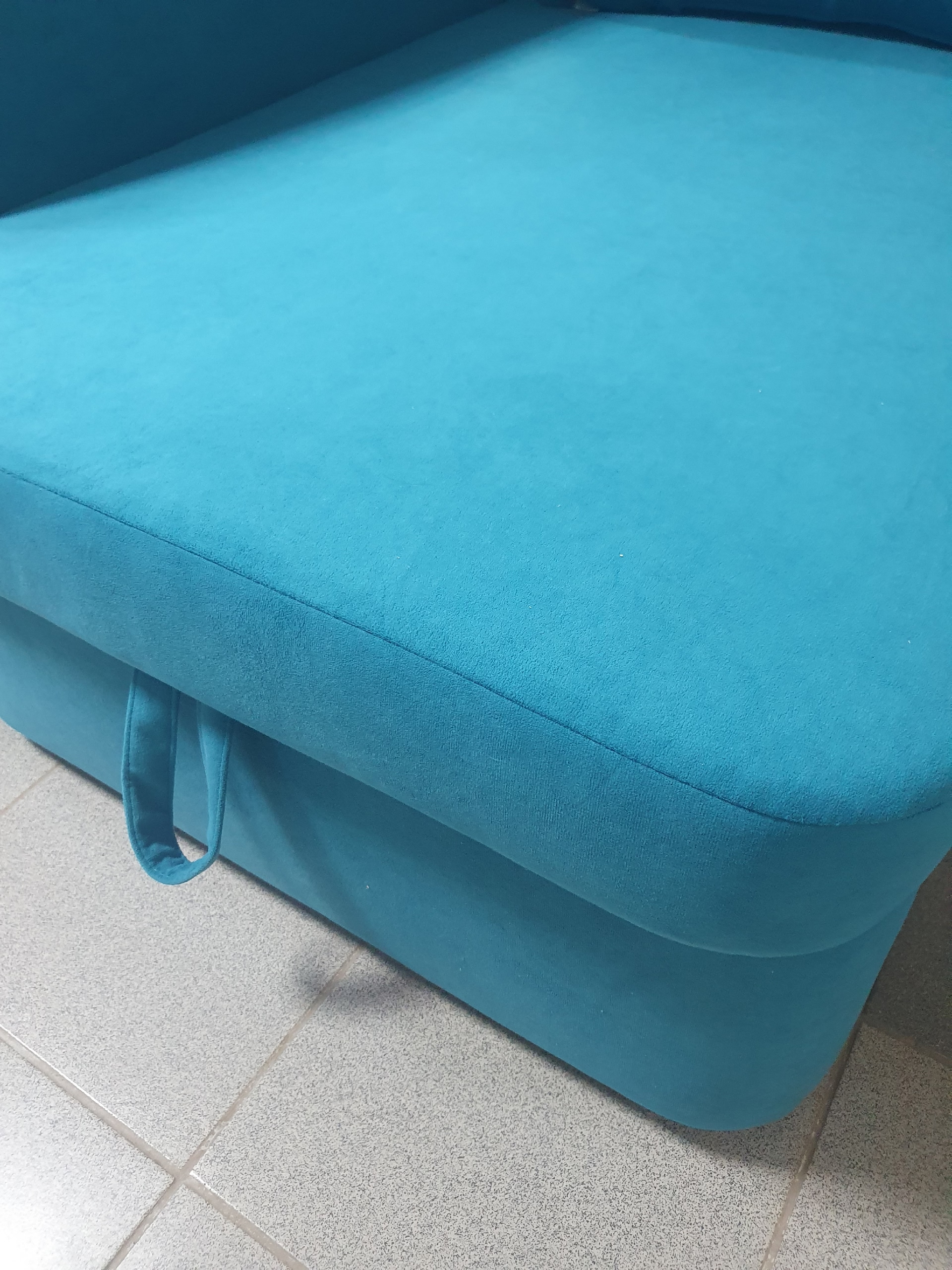 Диван Кенгуру 1 МД правый (Велюр бирюзовый)