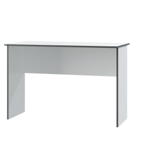 Стол письменный Грей (белый бриллиант/темно-серый)