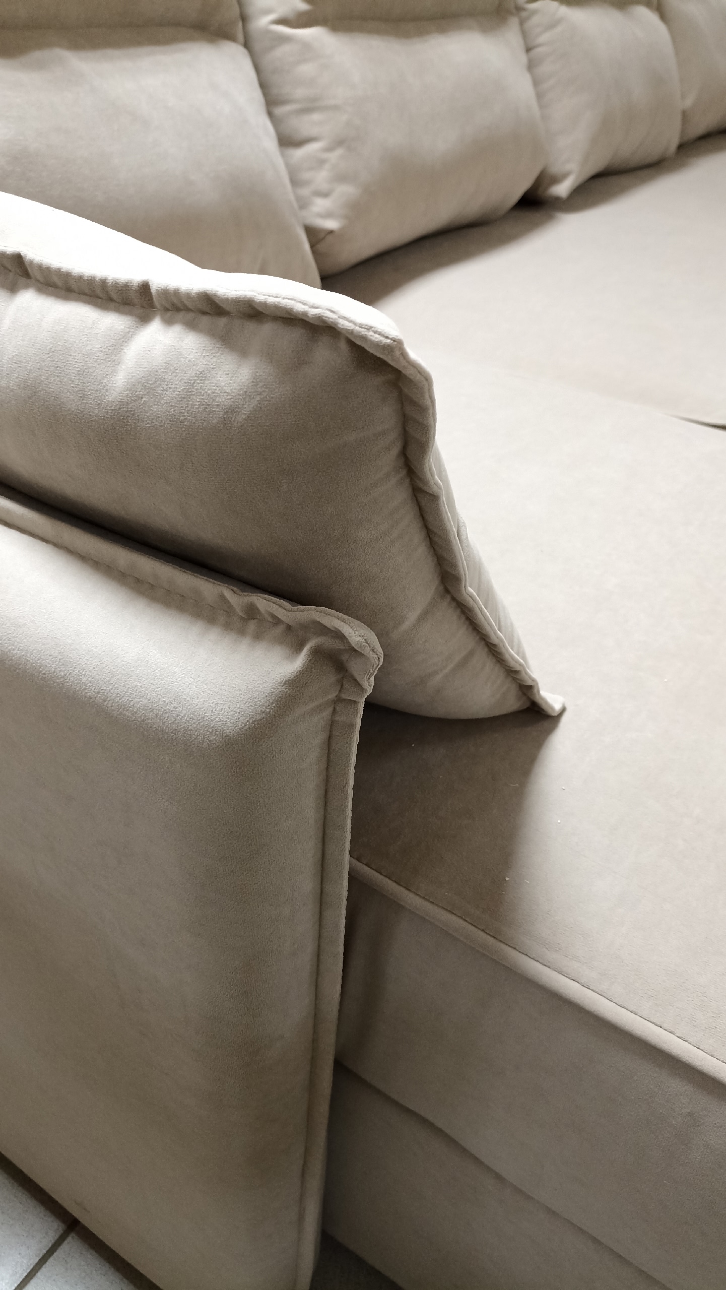 Диван Верона XXL с оттоманкой НПБ 1В 3 категория (Furla 230)