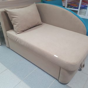 Диван Кенгуру 1 МД левый (Велюр бежевый)