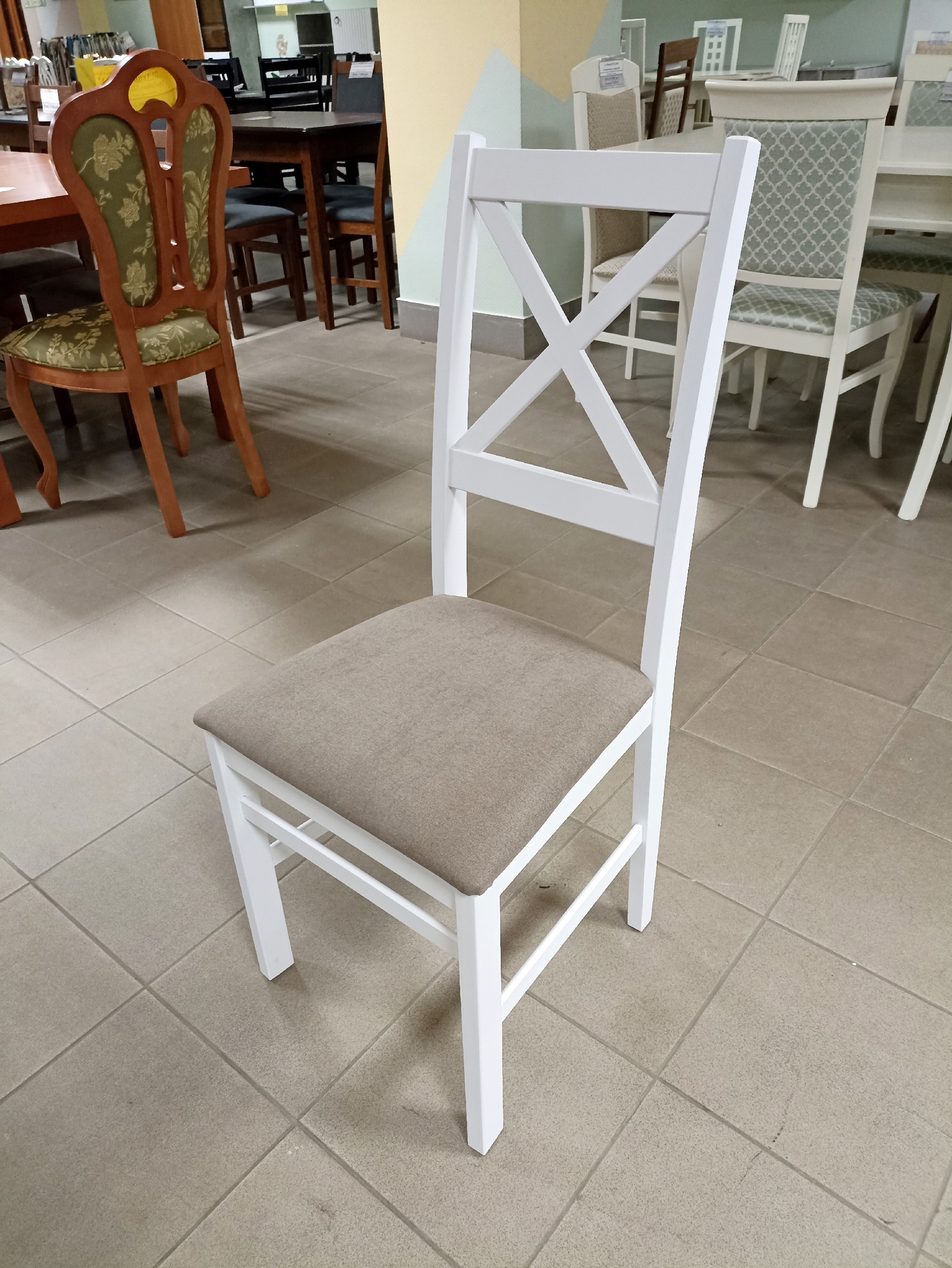 Стул Бриз (Белый), ткань Джокер 5