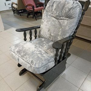 Кресло-качалка Ричард (Венге, Серая подушка)