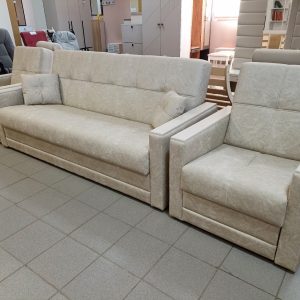 Диван-книжка Норма-02 + 2 кресла (Берлин)