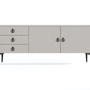 Тумба ТВ Стелла (ярко серый)