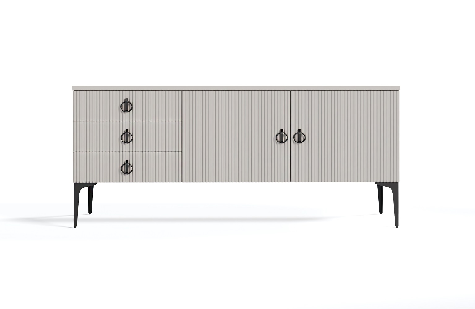 Тумба ТВ Стелла (ярко серый)