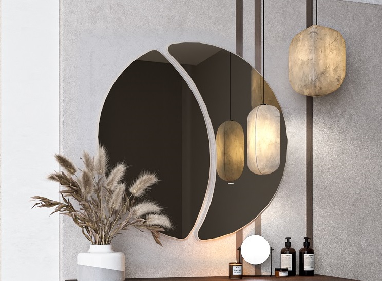 Зеркало для туалетного столика Жаклин (бежевый)