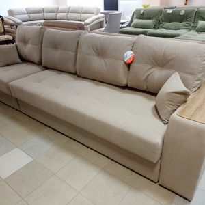 Диван Остин Д3/Д1 НПБ 1В 2 категория (Beverly cappucino, Дуб кофейный)