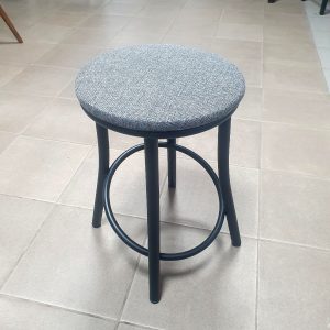 Табурет Сфера (Рогожка серая, черный)