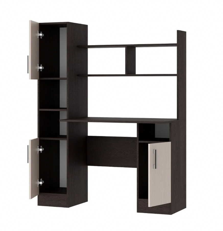 Стол письменно-компьютерный ПКС-6 (Дуб венге цаво/Дуб белфорт)