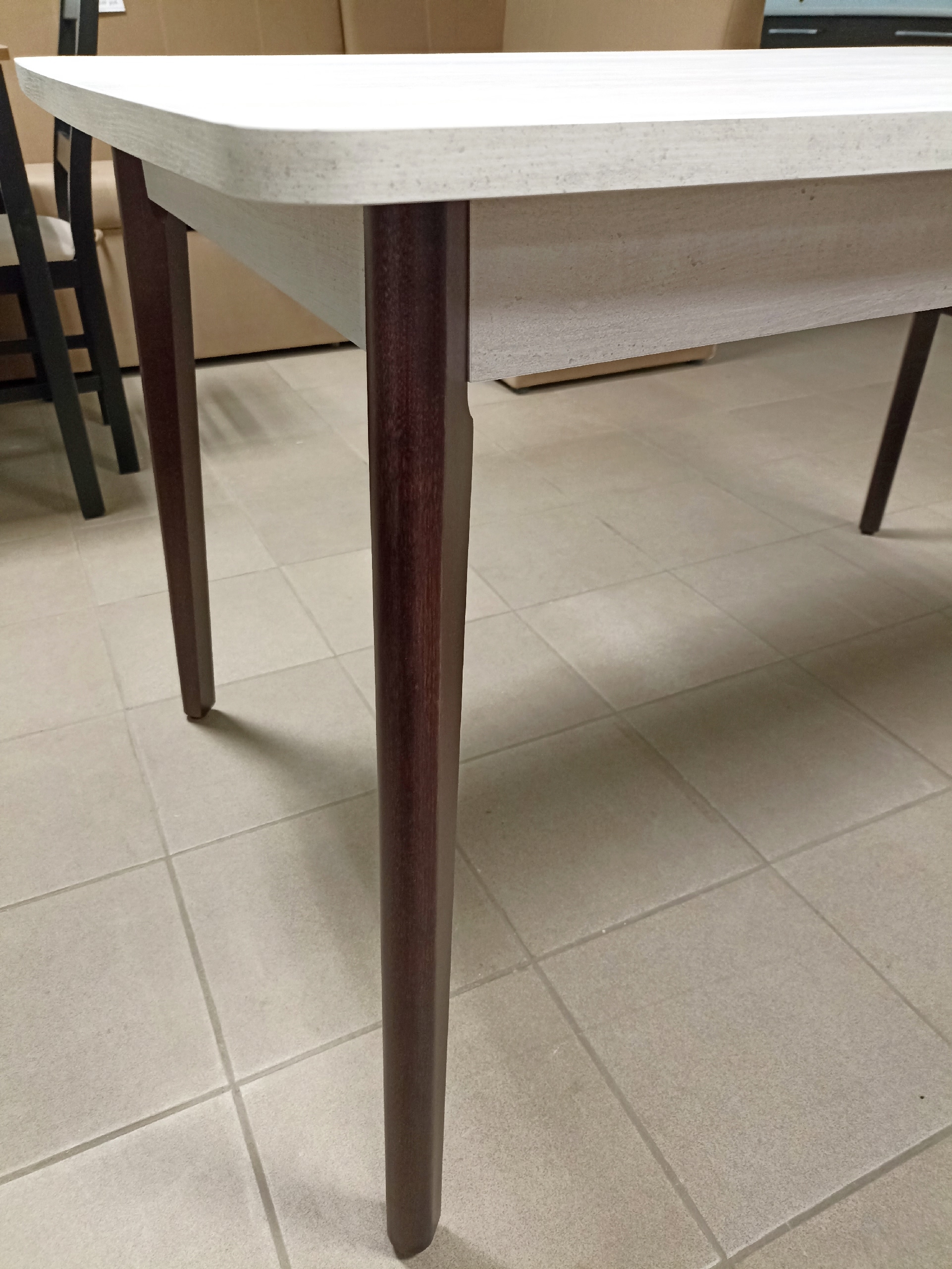 Стол нераздвижной Арго (Бетон пайн белый, венге)