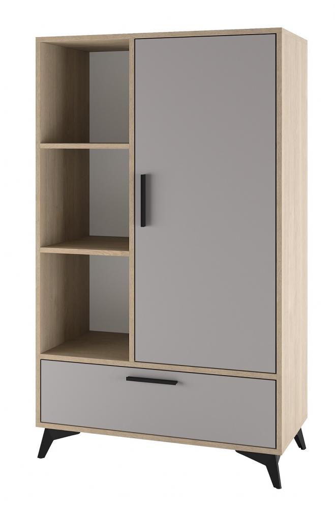 Буфет Ева 800 1С1Я (Дуб Экспресив песочный / Рейн)