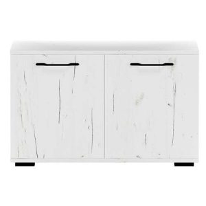 Обувница О-800 Италия (Дуб крафт белый/ дуб крафт белый)