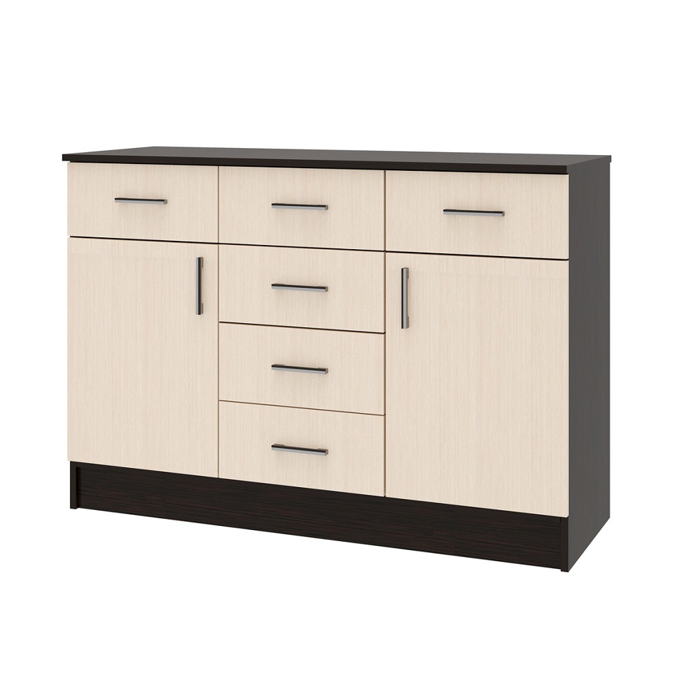 Комод 1200 2Д София (Дуб венге цаво/Дуб белфорт)