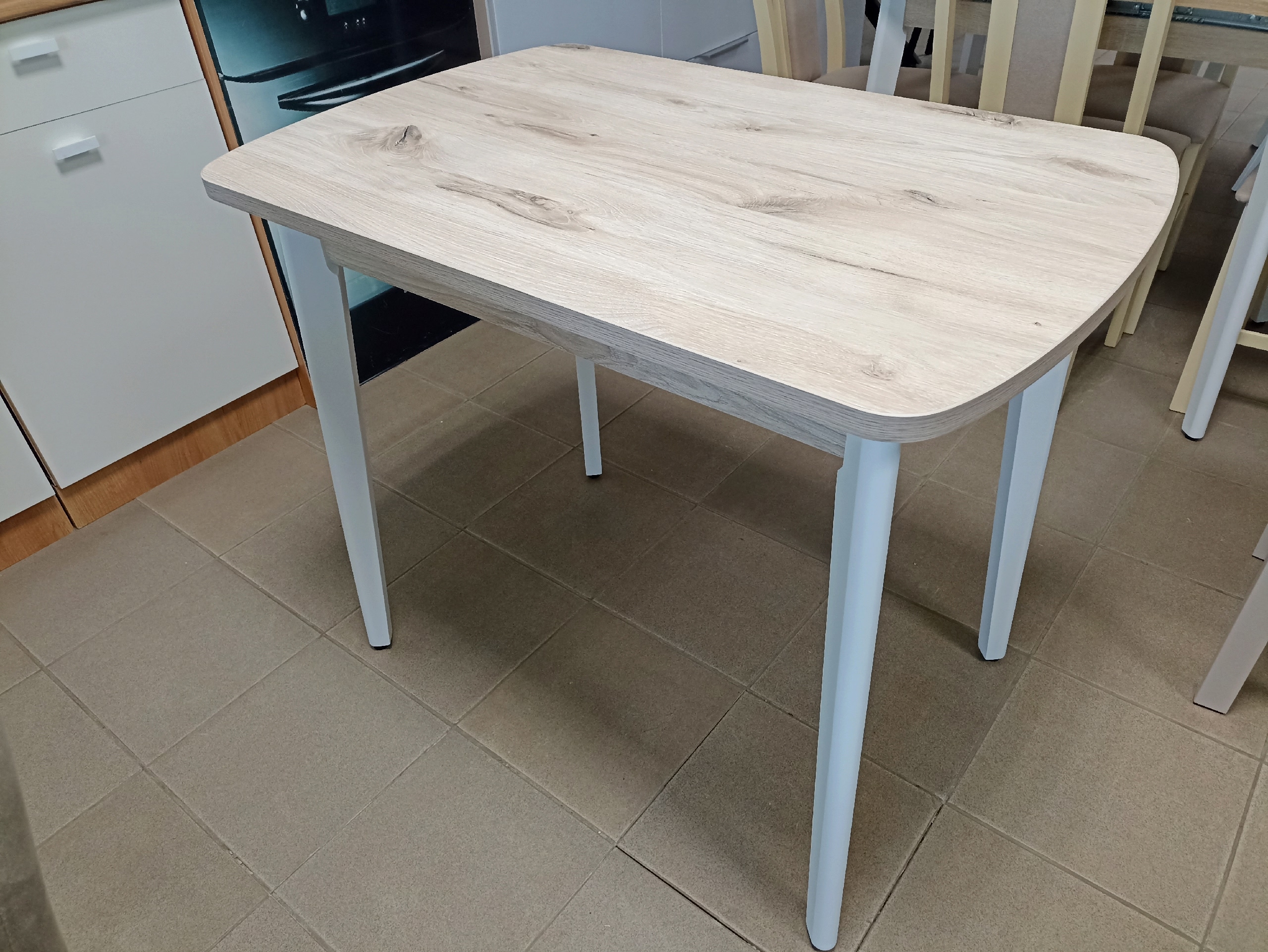 Стол нераздвижной Леон (Небула, белый)