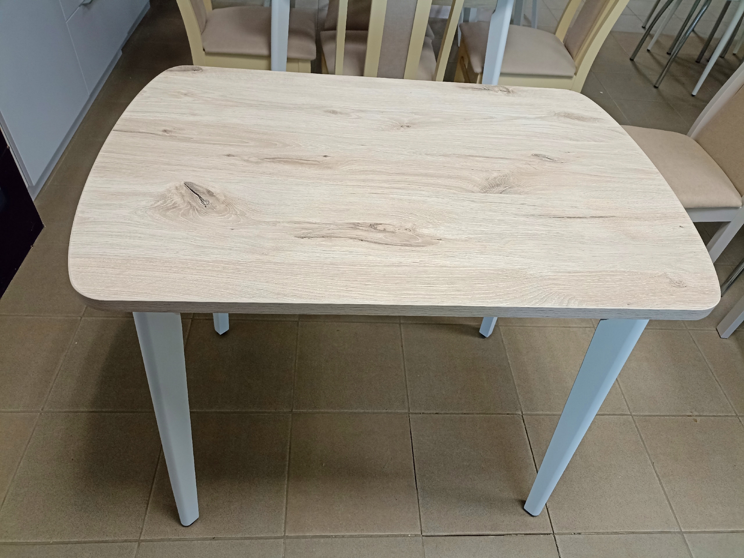 Стол нераздвижной Леон (Небула, белый)