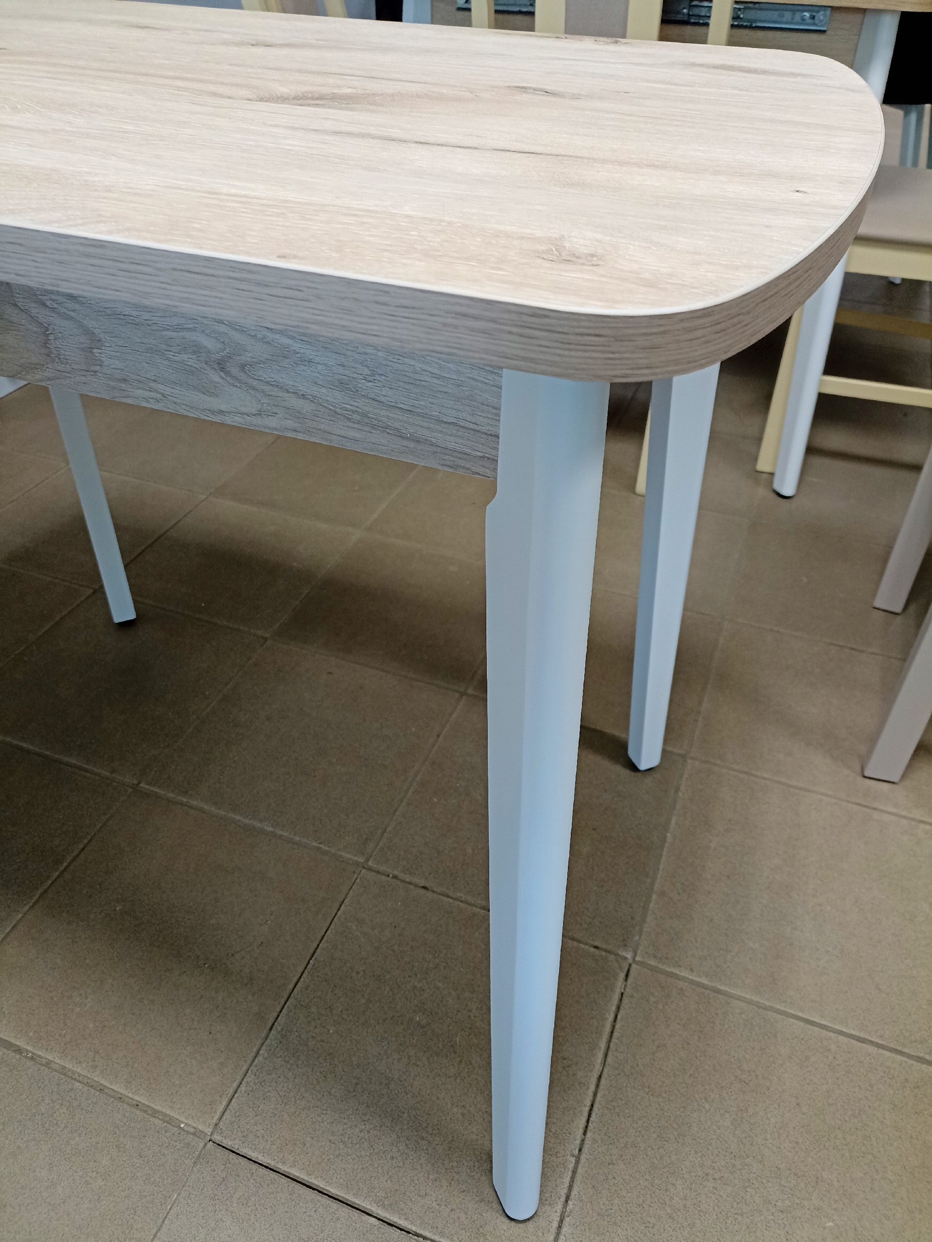 Стол нераздвижной Леон (Небула, белый)