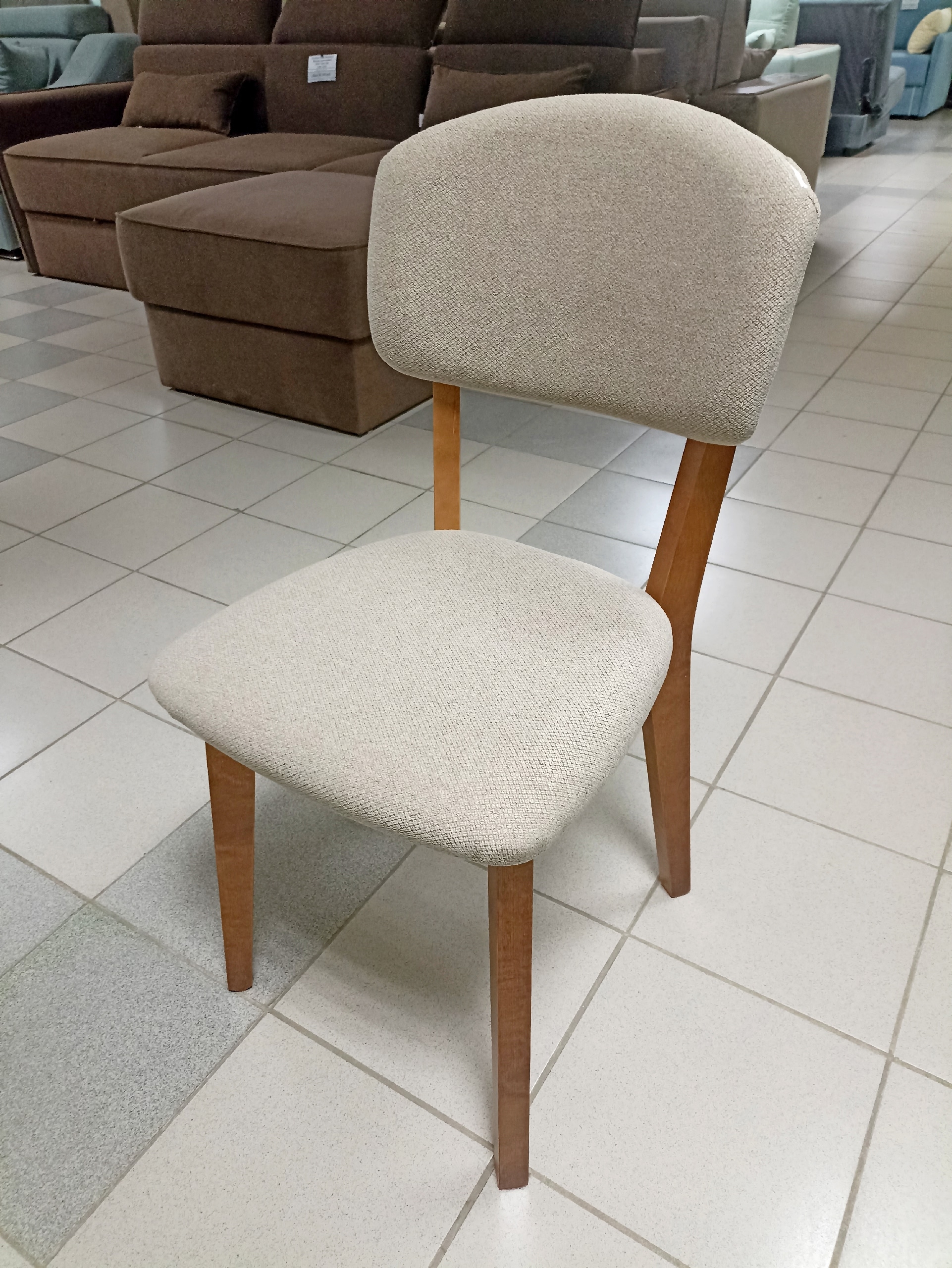 Стул Лотос (LATTE фабио, орех)