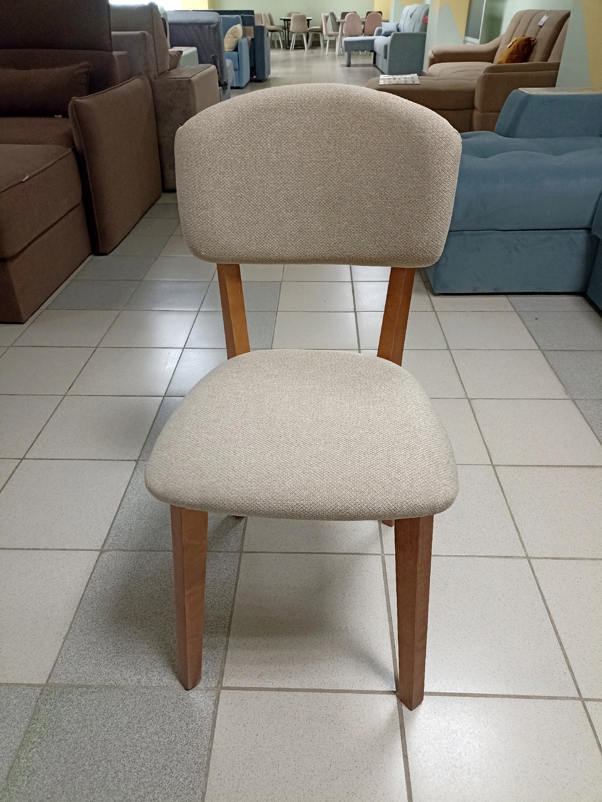 Стул Лотос (LATTE фабио, орех)