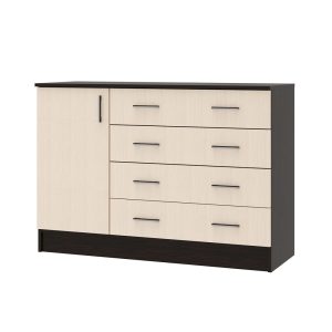 Комод 1200 1Д София (Дуб венге цаво/Дуб белфорт)