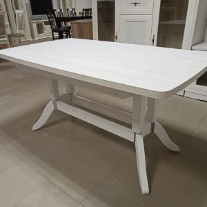 Стол раздвижной Юлия-2 (Дуб эльза, белый)
