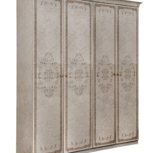 Шкаф 4-х дверный без зеркал (2+2) Патрисия Люкс