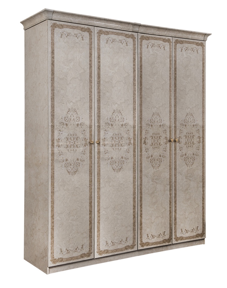 Шкаф 4-х дверный без зеркал (2+2) Патрисия Люкс