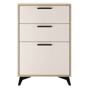 Тумба 600 1С2Я Ева (Дуб Экспресив песочный - Сатин)