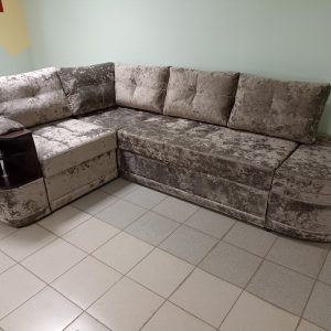 Диван угловой Квадро + полупуф (Джес 40)