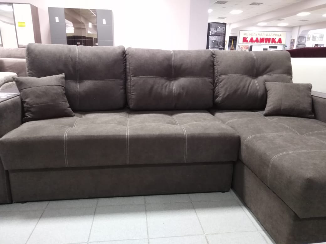 Диван Остин с оттоманкой НПБ 1В 3 категория (Правый, Furla 290, Бук)